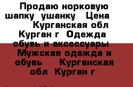 Продаю норковую шапку -ушанку › Цена ­ 1 500 - Курганская обл., Курган г. Одежда, обувь и аксессуары » Мужская одежда и обувь   . Курганская обл.,Курган г.